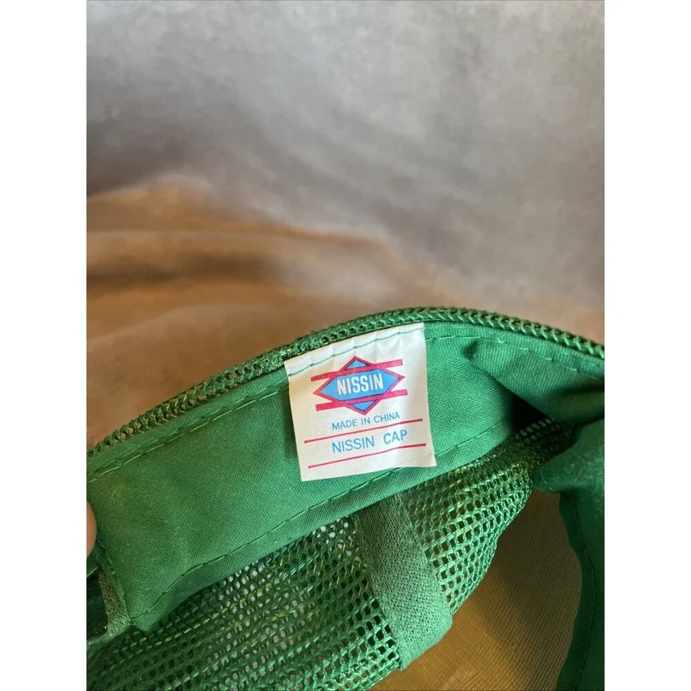VTG NOS Nissin Rope Snapback Trucker Hat Cap Full Foam Premium Green Diesel